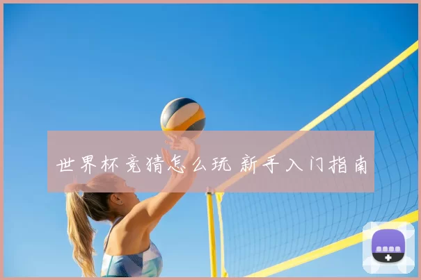 世界杯竞猜怎么玩 新手入门指南