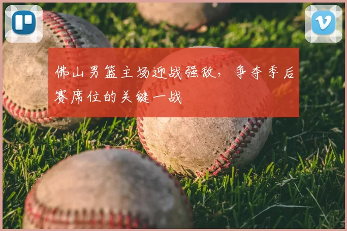 佛山男篮主场迎战强敌，争夺季后赛席位的关键一战