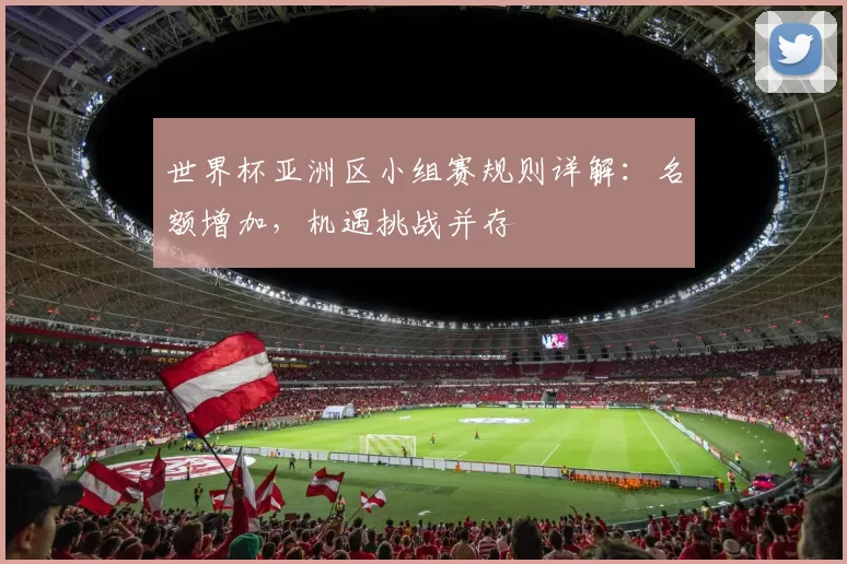 世界杯亚洲区小组赛规则详解:名额增加,机遇挑战并存